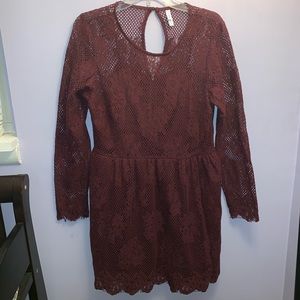 XL xhilaration maroon dress